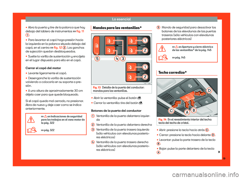 Seat Ibiza 2018  Manual de instrucciones (in Spanish) Lo esencial
