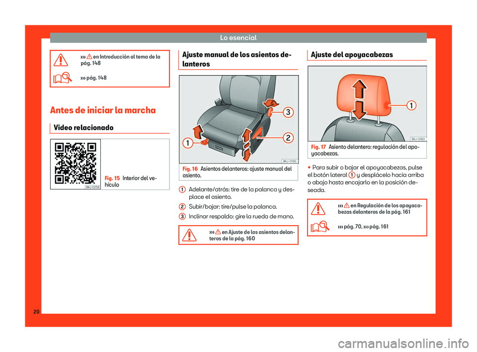 Seat Ibiza 2018  Manual de instrucciones (in Spanish) Lo esencial
�