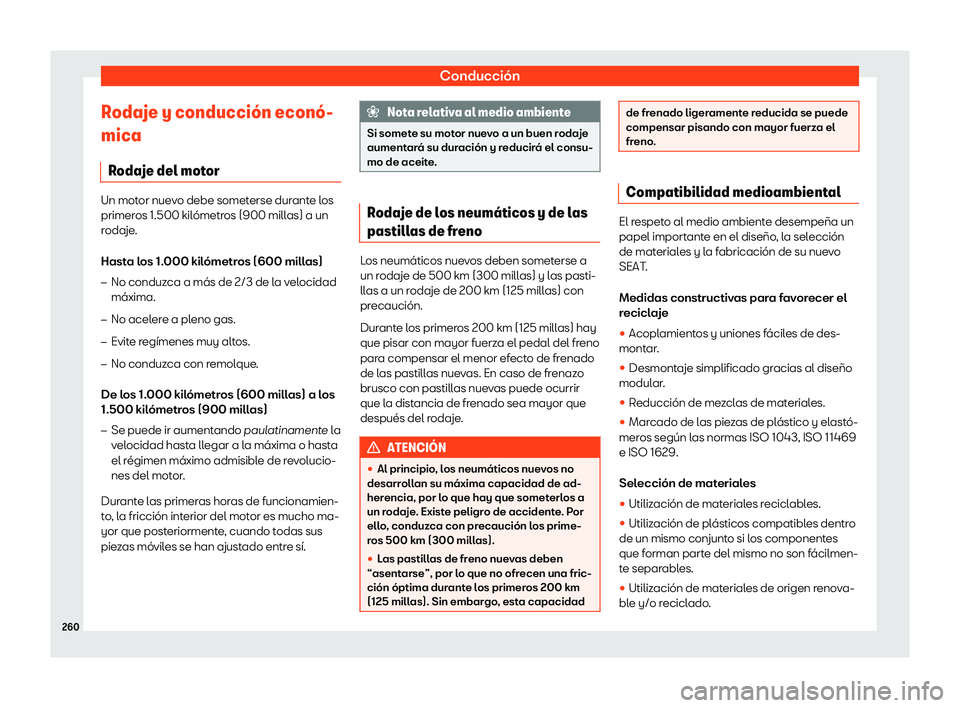 Seat Ibiza 2018  Manual de instrucciones (in Spanish) Conducci