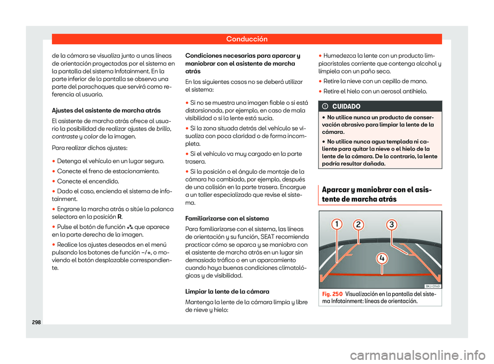 Seat Ibiza 2018  Manual de instrucciones (in Spanish) Conducci