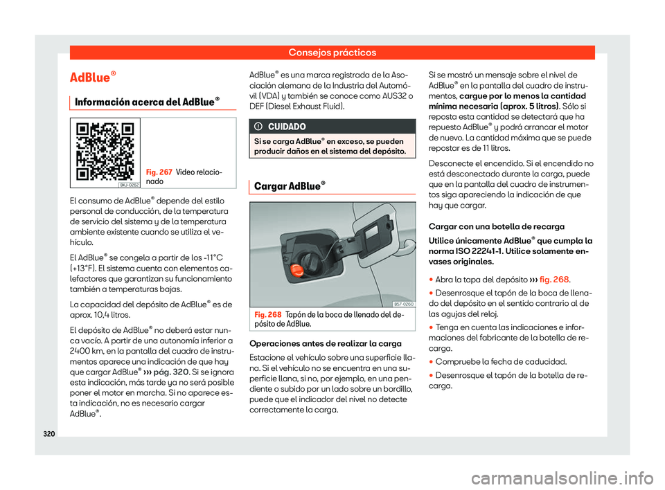 Seat Ibiza 2018 Manual de instrucciones (in Spanish) Consejos pr Seat Ibiza 2018 Manual de instrucciones (in Spanish) Consejos pr