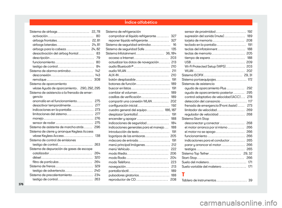 Seat Ibiza 2018 Manual de instrucciones (in Spanish) Seat Ibiza 2018 Manual de instrucciones (in Spanish)