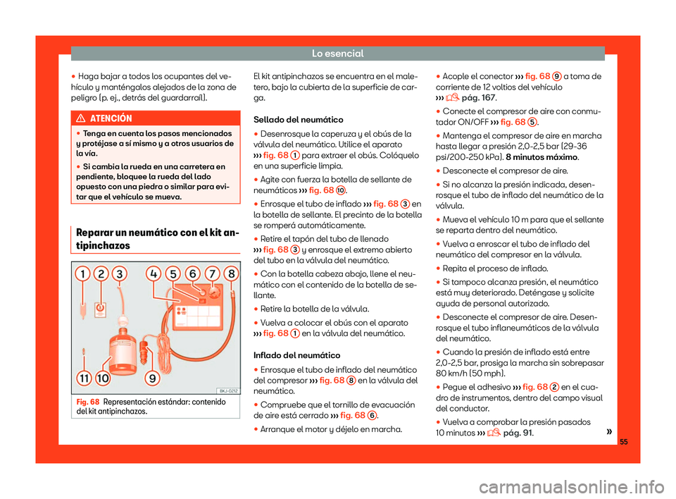 Seat Ibiza 2018  Manual de instrucciones (in Spanish) Lo esencial
