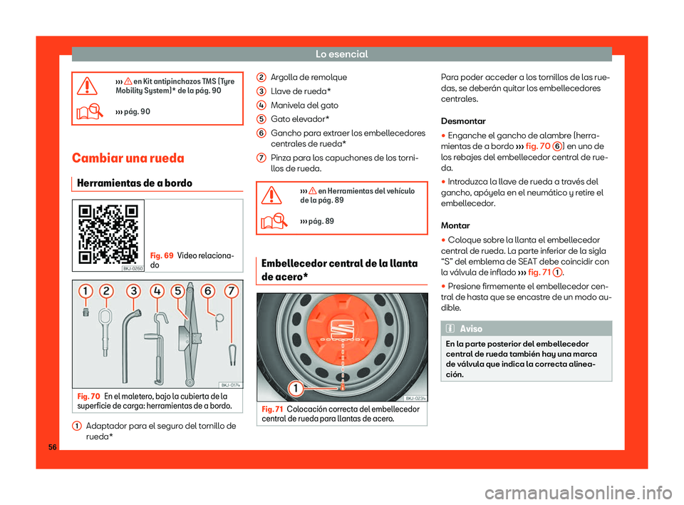 Seat Ibiza 2018  Manual de instrucciones (in Spanish) Lo esencial
�