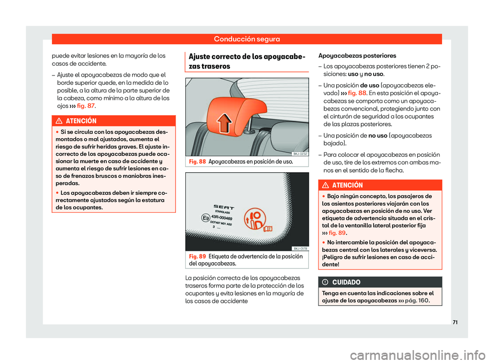 Seat Ibiza 2018  Manual de instrucciones (in Spanish) Conducci