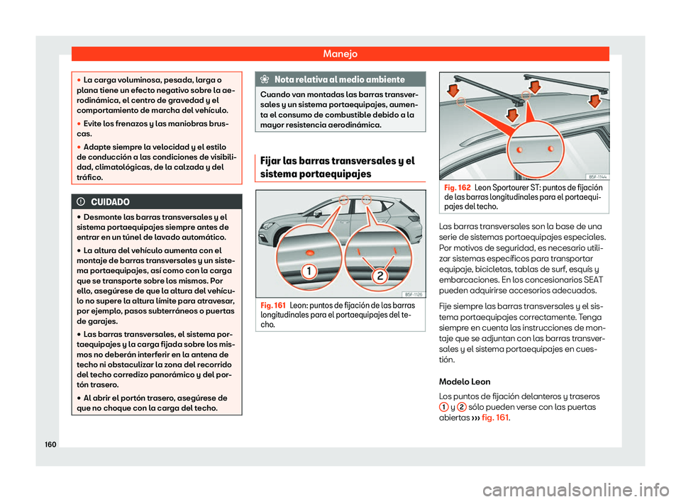 Seat Leon Sportstourer 2019  Manual de instrucciones (in Spanish) Manejo
