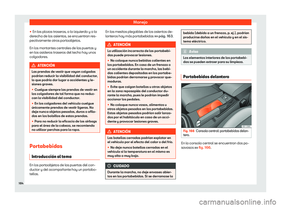 Seat Leon Sportstourer 2019  Manual de instrucciones (in Spanish) Manejo
