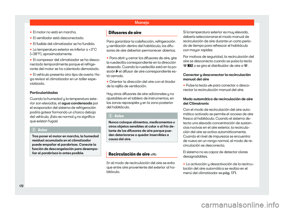 Seat Leon Sportstourer 2019  Manual de instrucciones (in Spanish) Manejo
