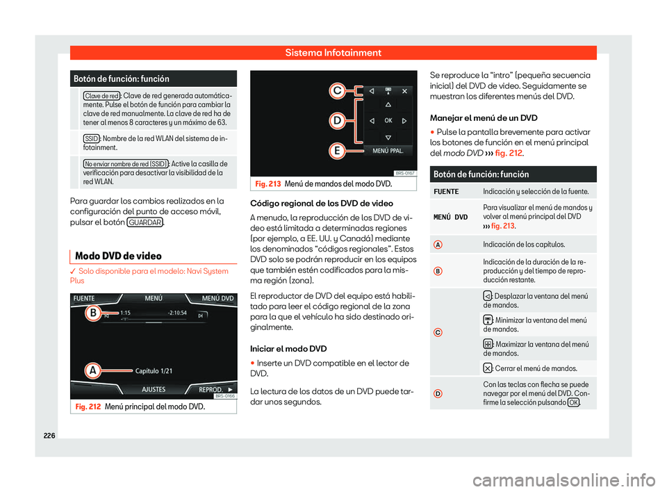 Seat Leon Sportstourer 2019  Manual de instrucciones (in Spanish) Sistema Infotainment
Bot