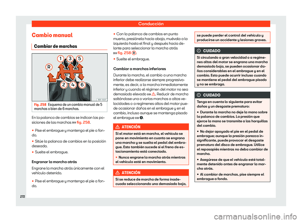 Seat Leon Sportstourer 2019 Manual de instrucciones (in Spanish) Conducci Seat Leon Sportstourer 2019 Manual de instrucciones (in Spanish) Conducci