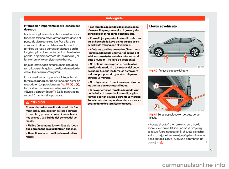 Seat Leon Sportstourer 2019  Manual de instrucciones (in Spanish) Autoayuda
Informaci