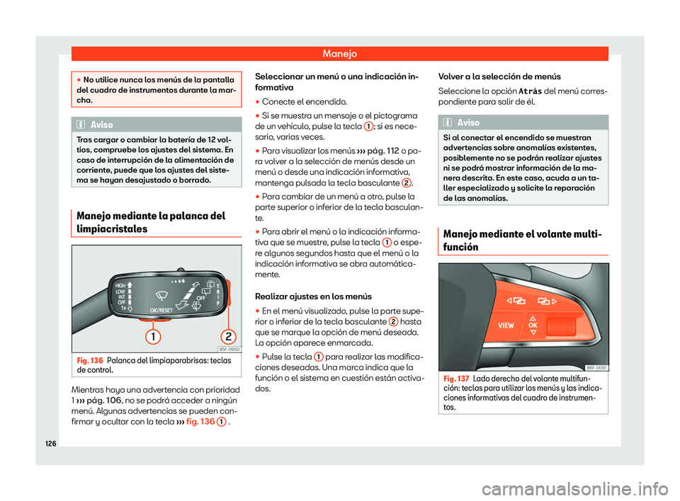 Seat Leon 2018  Manual de instrucciones (in Spanish) Manejo
