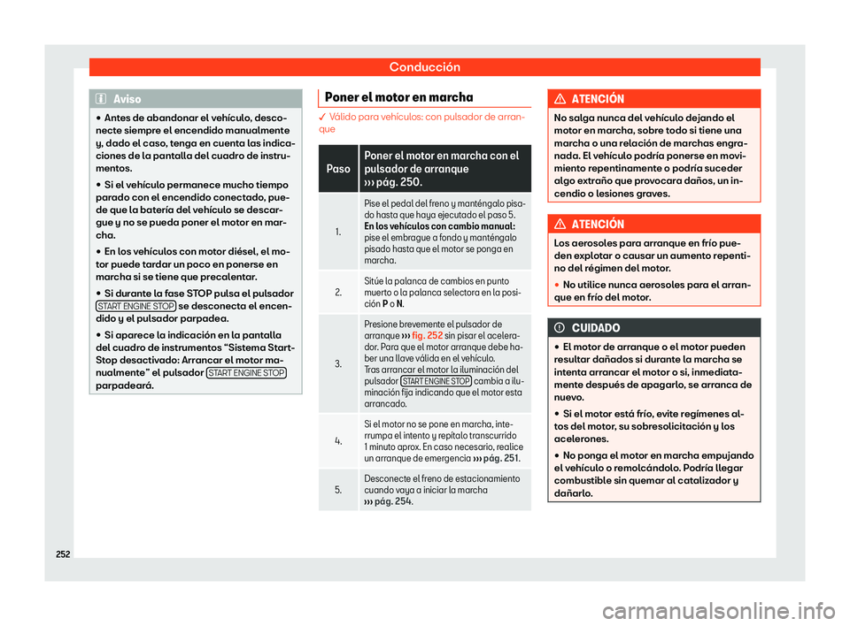 Seat Leon 2018  Manual de instrucciones (in Spanish) Conducci