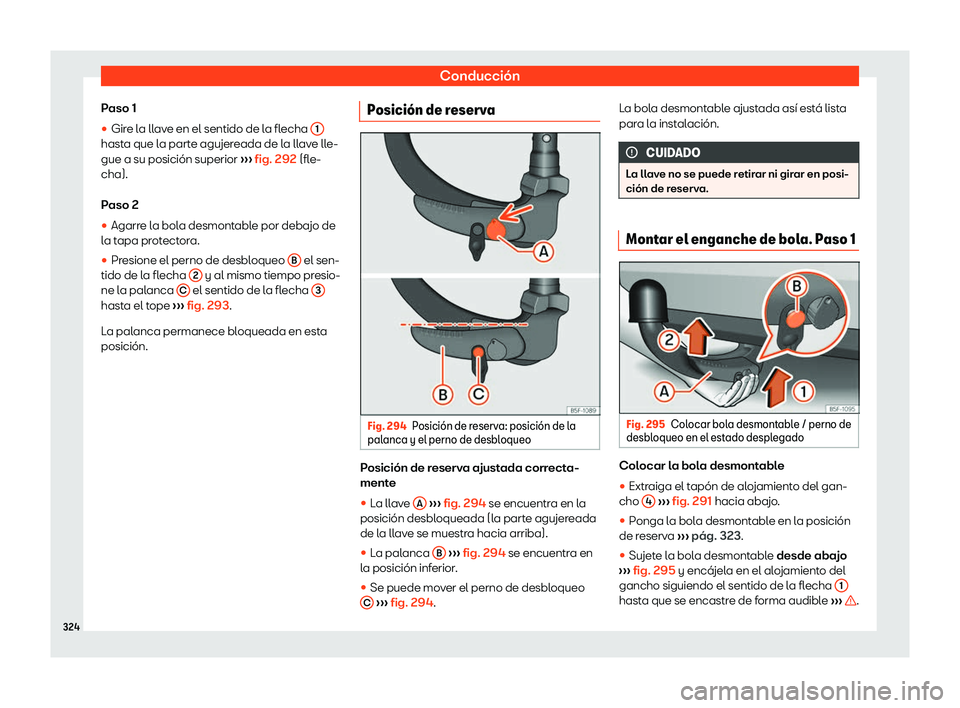 Seat Leon 2018 Manual de instrucciones (in Spanish) Conducci Seat Leon 2018 Manual de instrucciones (in Spanish) Conducci
