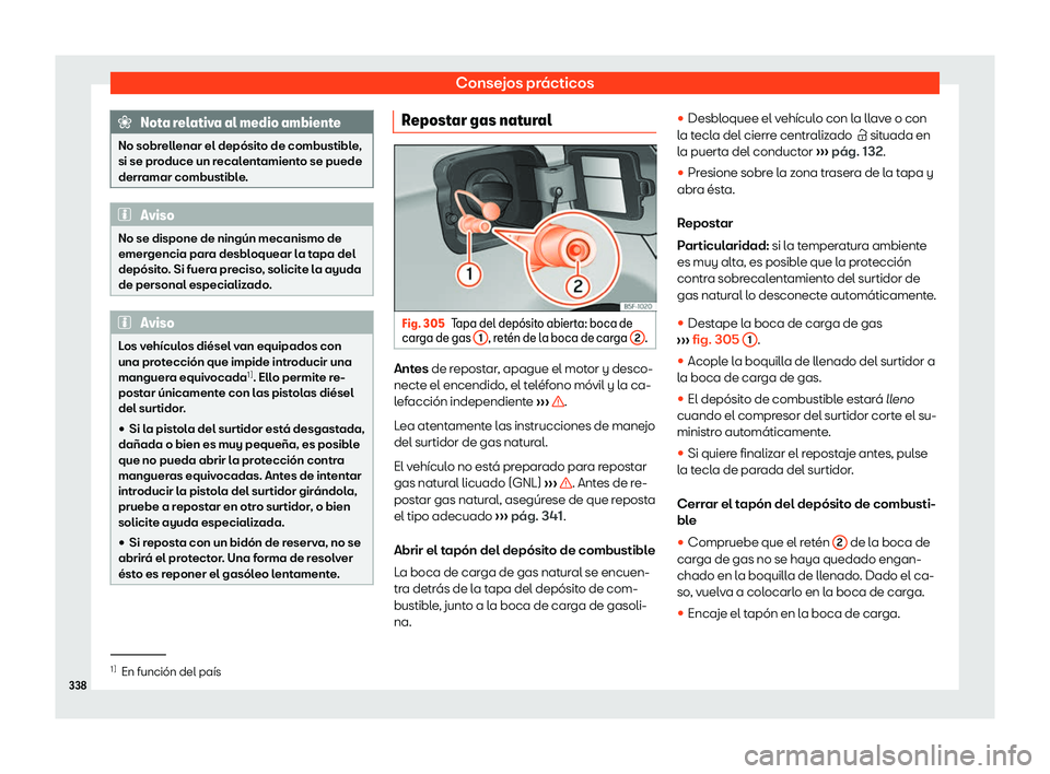 Seat Leon 2018  Manual de instrucciones (in Spanish) Consejos pr
