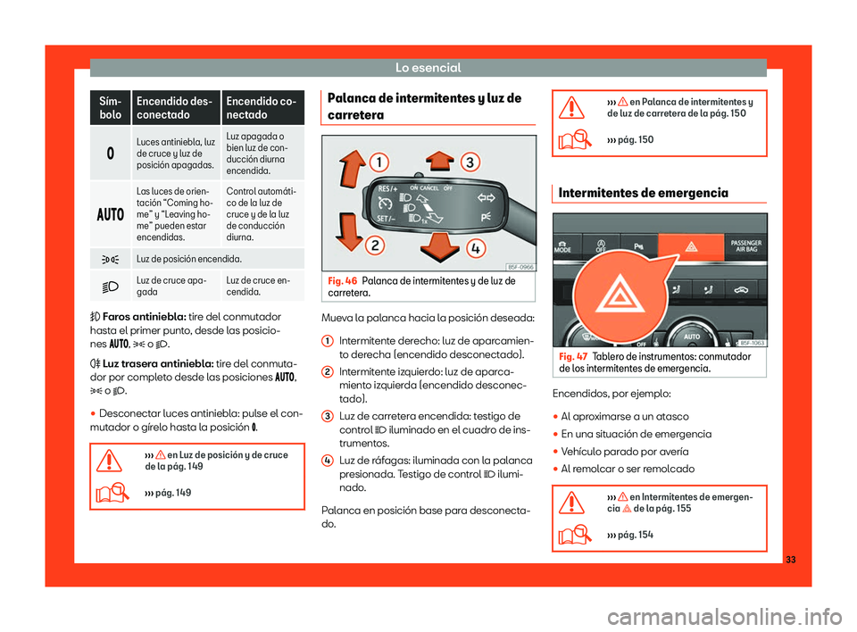 Seat Leon 2018 Manual de instrucciones (in Spanish) Lo esencial
S Seat Leon 2018 Manual de instrucciones (in Spanish) Lo esencial
S