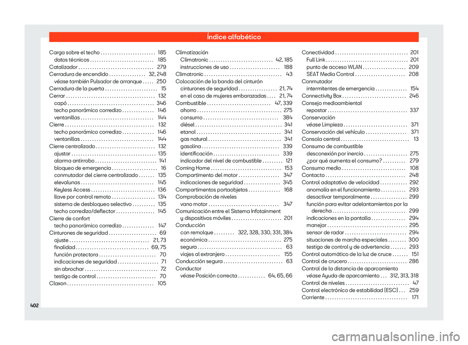 Seat Leon 2018 Manual de instrucciones (in Spanish) Seat Leon 2018 Manual de instrucciones (in Spanish)