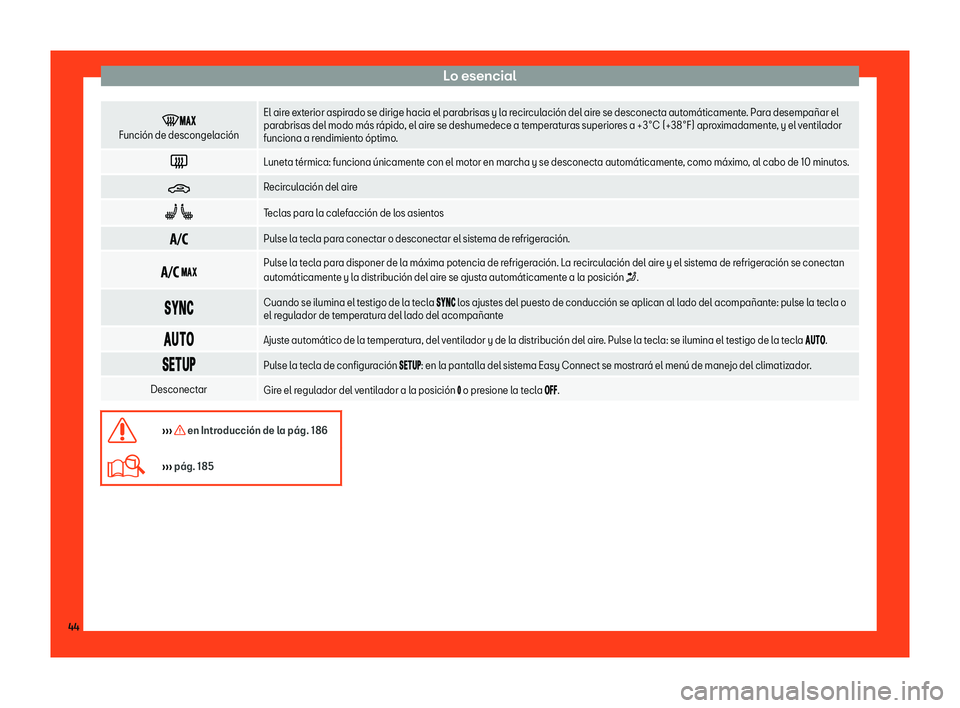 Seat Leon 2018  Manual de instrucciones (in Spanish) Lo esencial
�
��
�
Funci