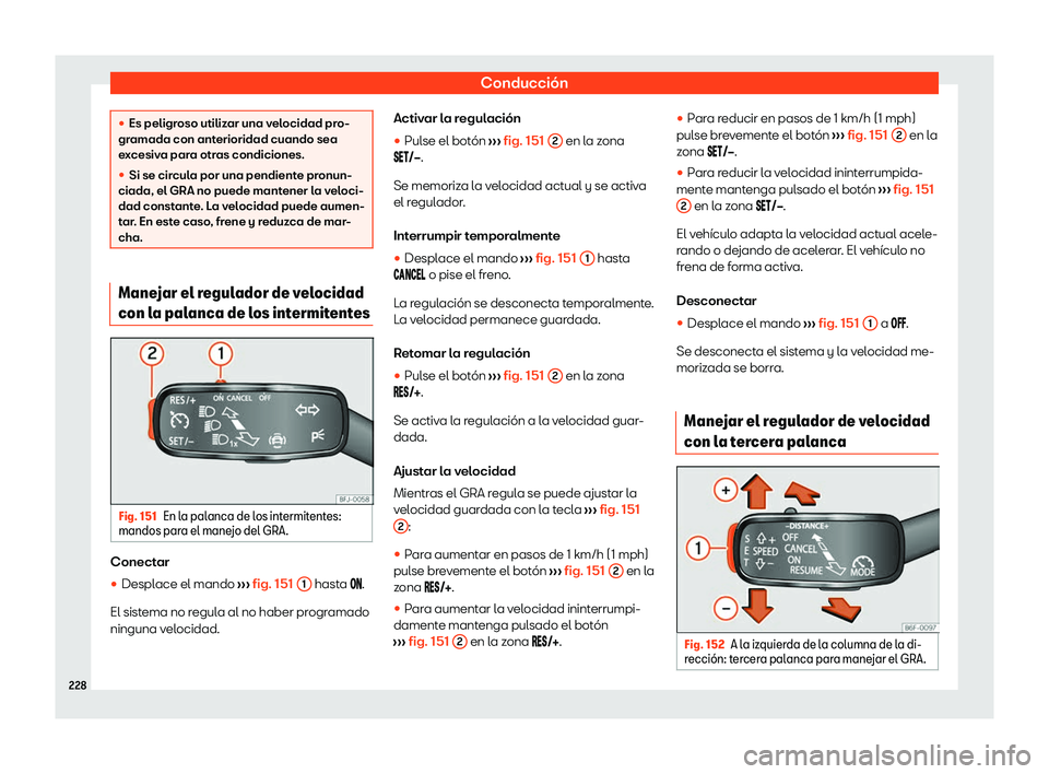 Seat Arona 2020  Manual de instrucciones (in Spanish) Conducción
