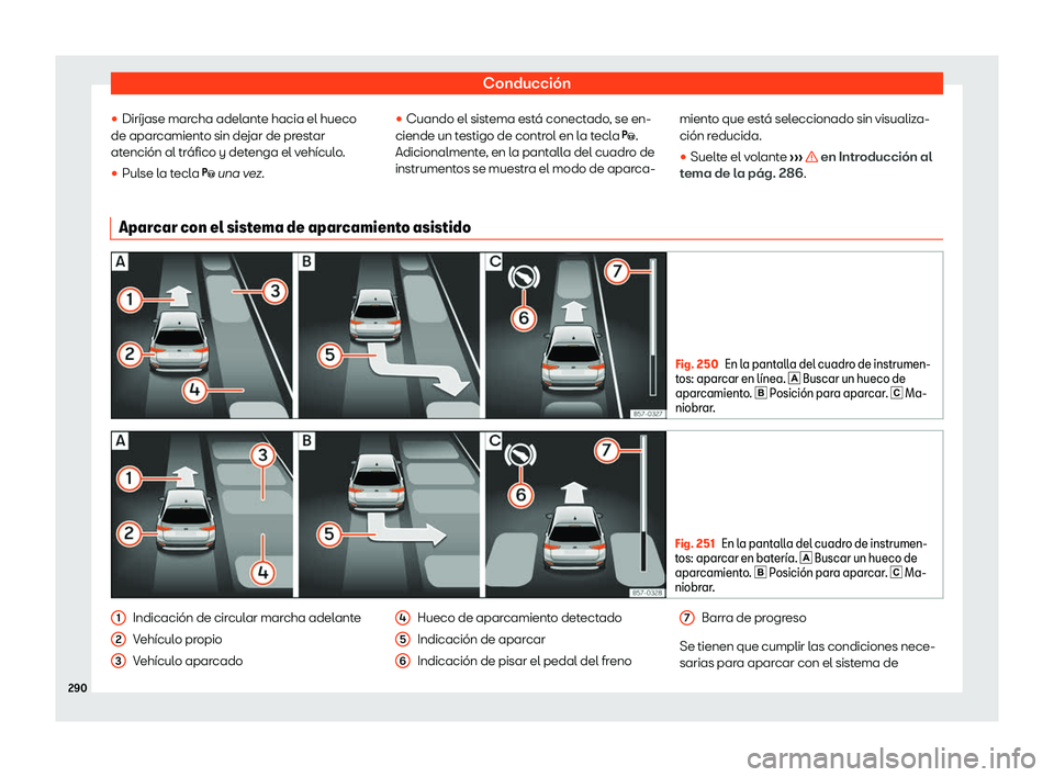 Seat Arona 2019 Manual de instrucciones (in Spanish) Conducci Seat Arona 2019 Manual de instrucciones (in Spanish) Conducci