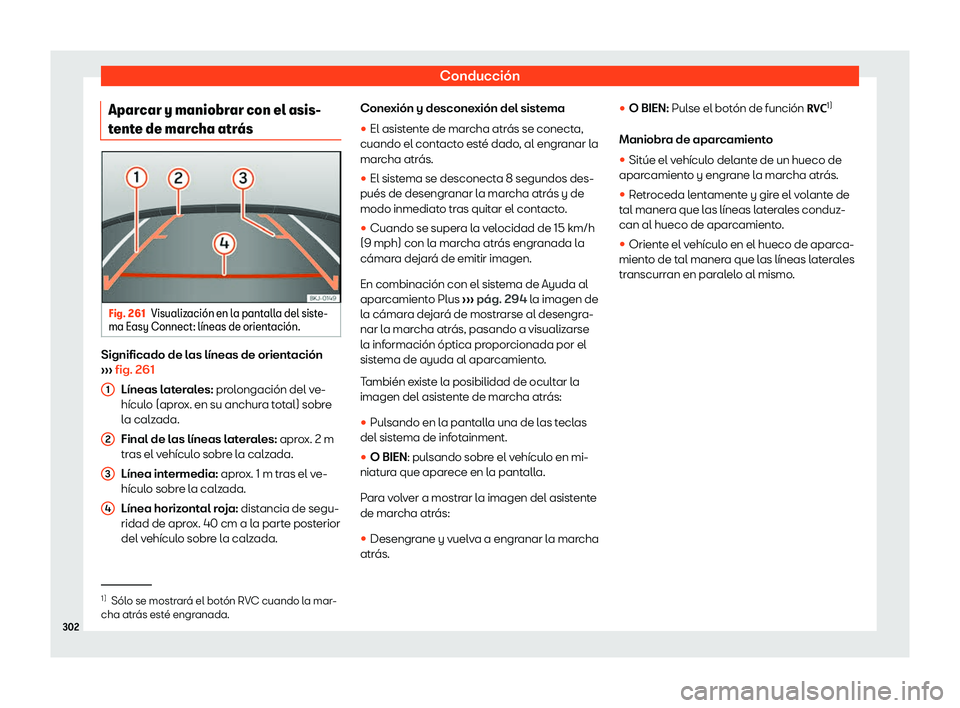 Seat Arona 2019  Manual de instrucciones (in Spanish) Conducci