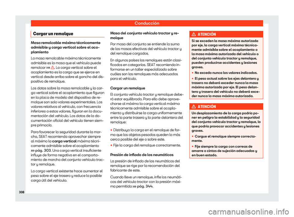 Seat Arona 2019  Manual de instrucciones (in Spanish) Conducci