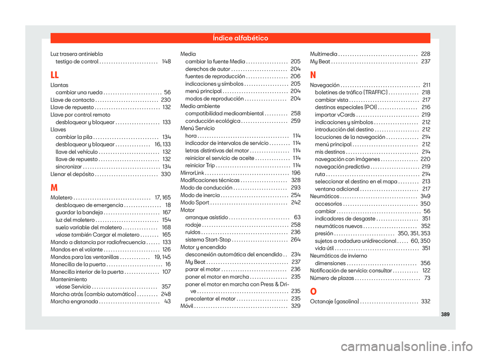 Seat Arona 2018  Manual de instrucciones (in Spanish) 