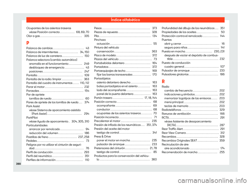 Seat Arona 2018  Manual de instrucciones (in Spanish) 