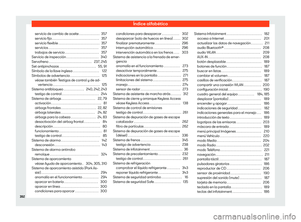 Seat Arona 2018  Manual de instrucciones (in Spanish) 