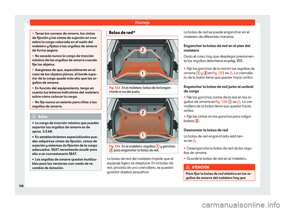 Seat Ateca 2020  Manual de instrucciones (in Spanish) Manejo
