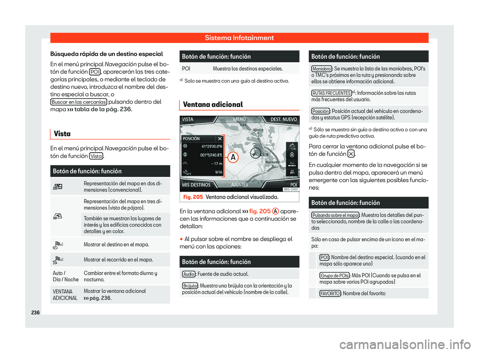 Seat Ateca 2019 Manual de instrucciones (in Spanish) Sistema Infotainment
B Seat Ateca 2019 Manual de instrucciones (in Spanish) Sistema Infotainment
B
