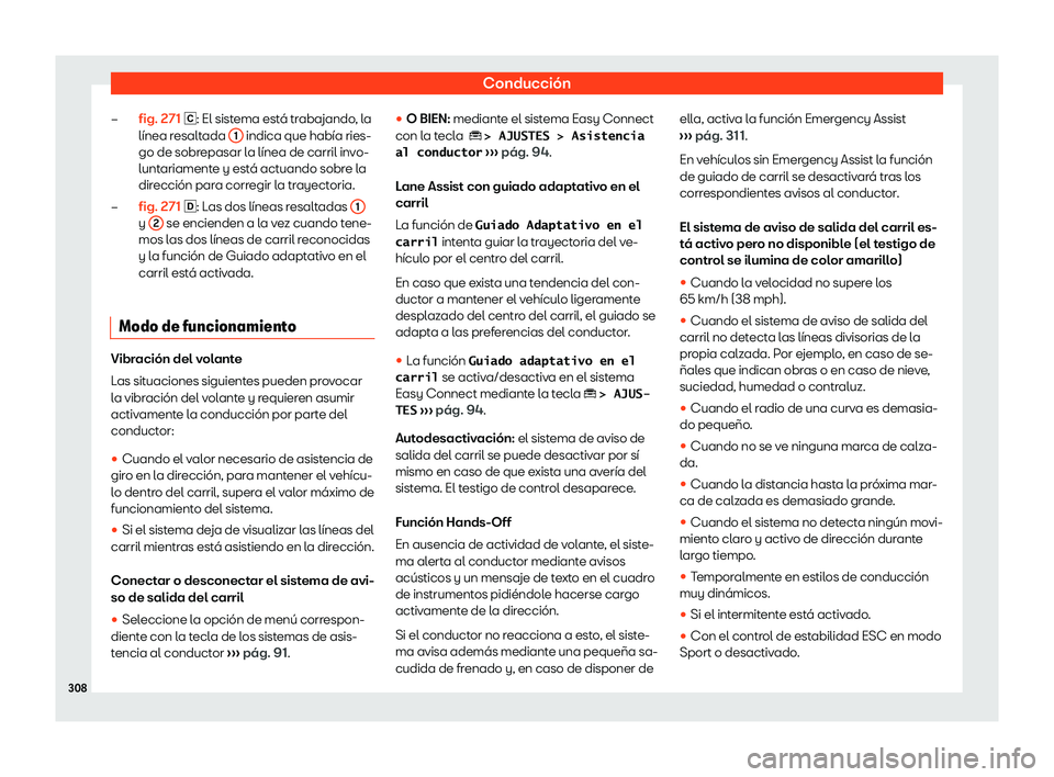 Seat Ateca 2019  Manual de instrucciones (in Spanish) Conducci