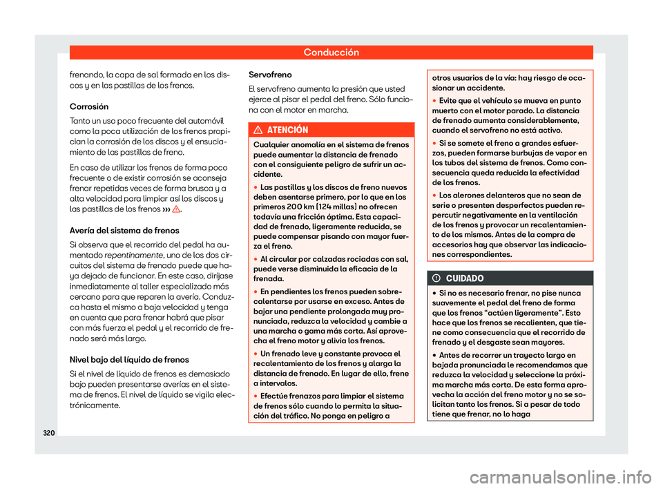 Seat Ateca 2019  Manual de instrucciones (in Spanish) Conducci