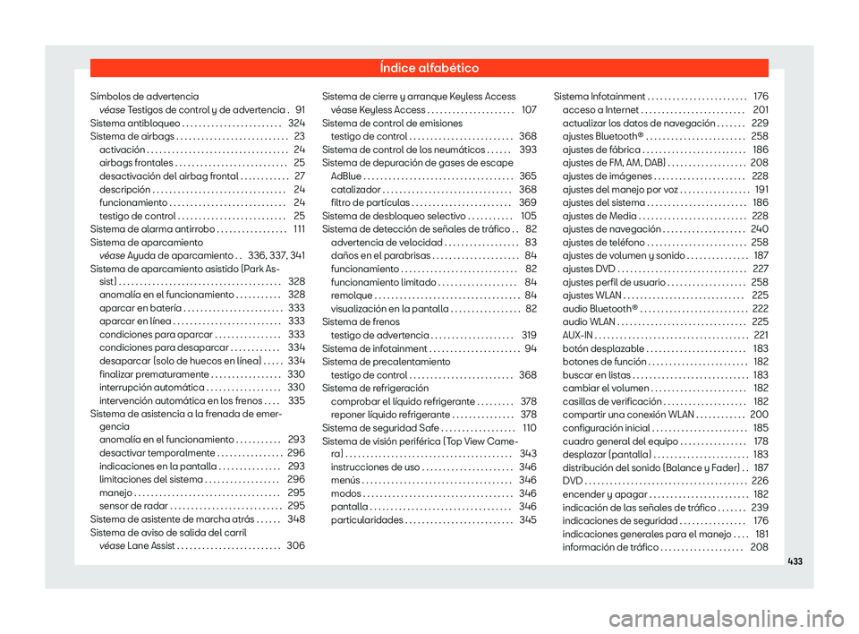 Seat Ateca 2019  Manual de instrucciones (in Spanish) 