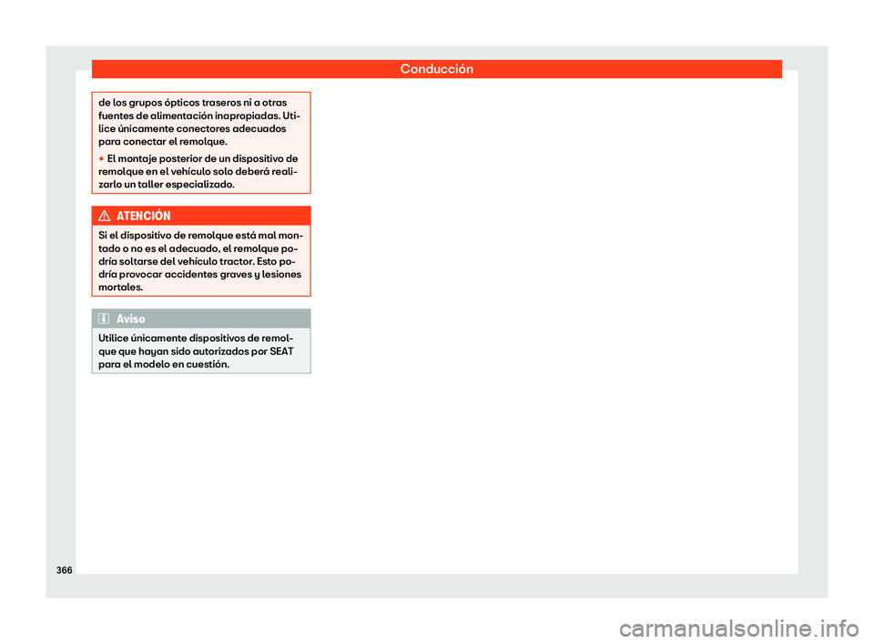 Seat Ateca 2018  Manual de instrucciones (in Spanish) Conducci