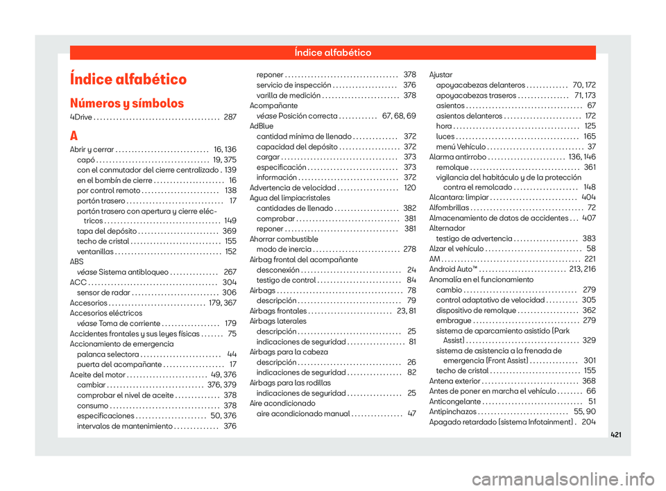 Seat Ateca 2018  Manual de instrucciones (in Spanish) 