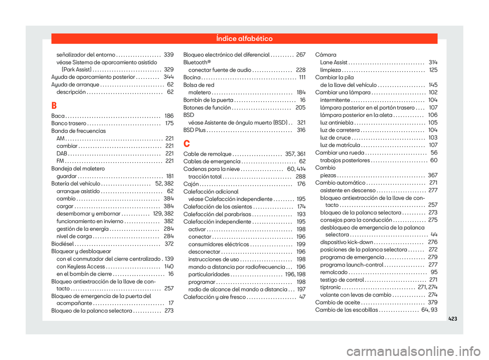 Seat Ateca 2018  Manual de instrucciones (in Spanish) 