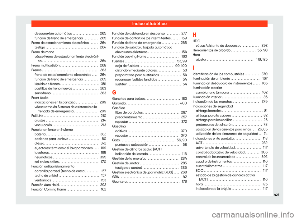 Seat Ateca 2018  Manual de instrucciones (in Spanish) 