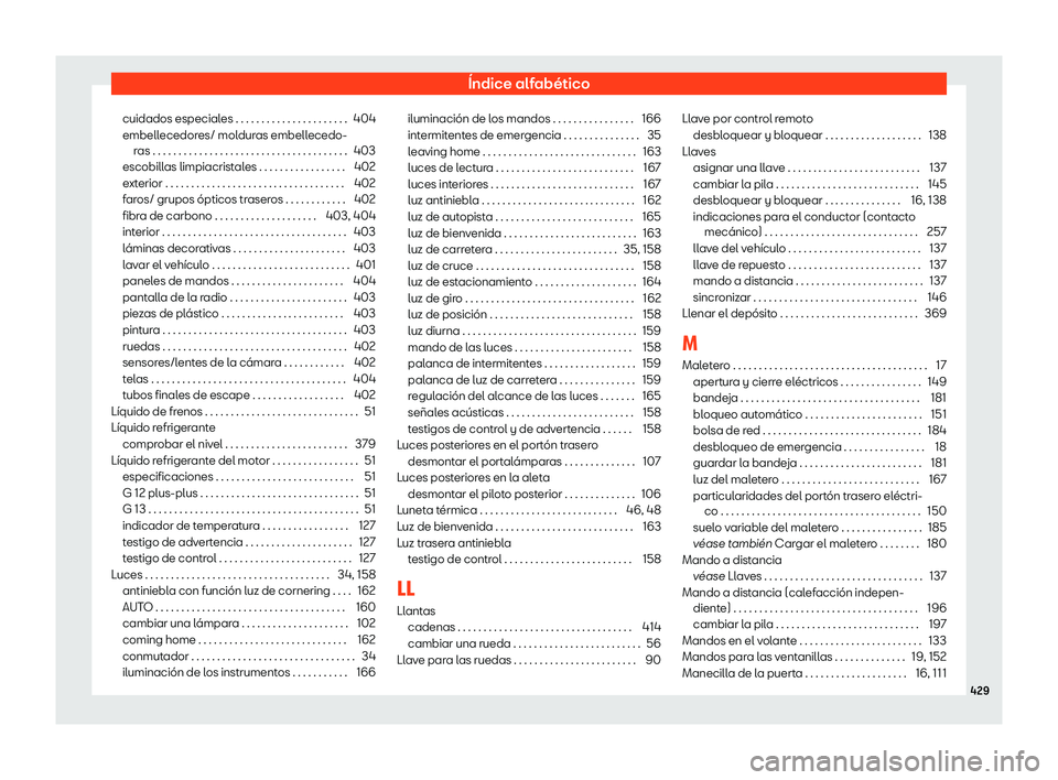 Seat Ateca 2018  Manual de instrucciones (in Spanish) 