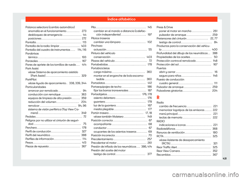 Seat Ateca 2018  Manual de instrucciones (in Spanish) 