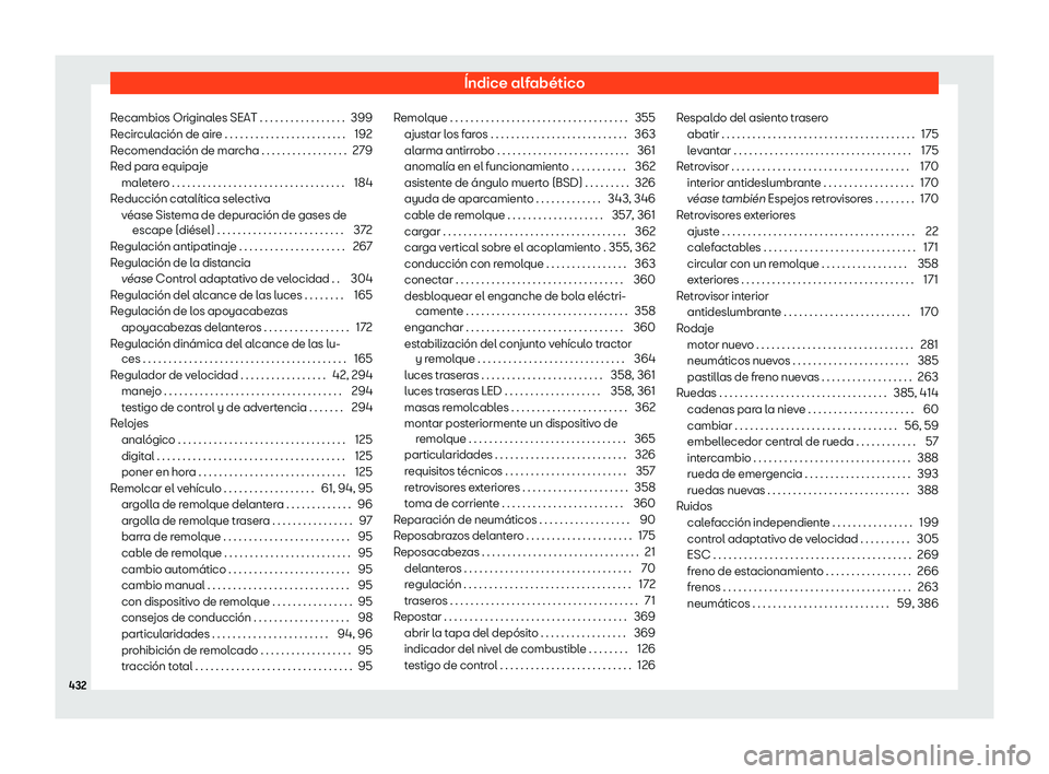 Seat Ateca 2018  Manual de instrucciones (in Spanish) 