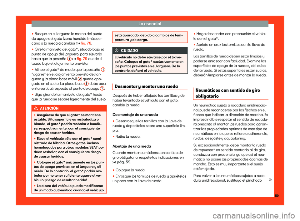Seat Ateca 2018  Manual de instrucciones (in Spanish) Lo esencial
