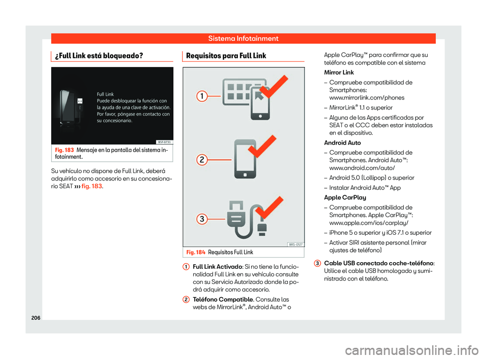Seat Alhambra 2019  Manual de instrucciones (in Spanish) Sistema Infotainment
