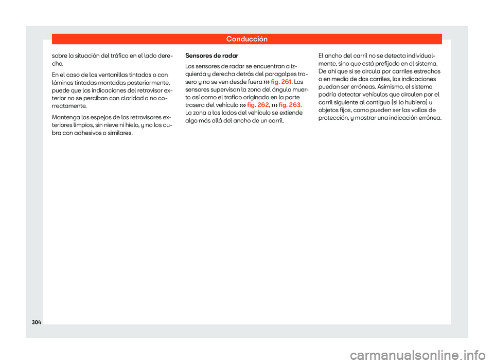 Seat Alhambra 2019  Manual de instrucciones (in Spanish) Conducci