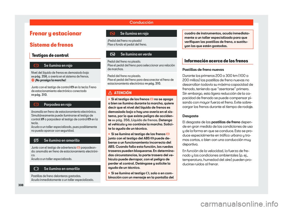 Seat Alhambra 2019  Manual de instrucciones (in Spanish) Conducci