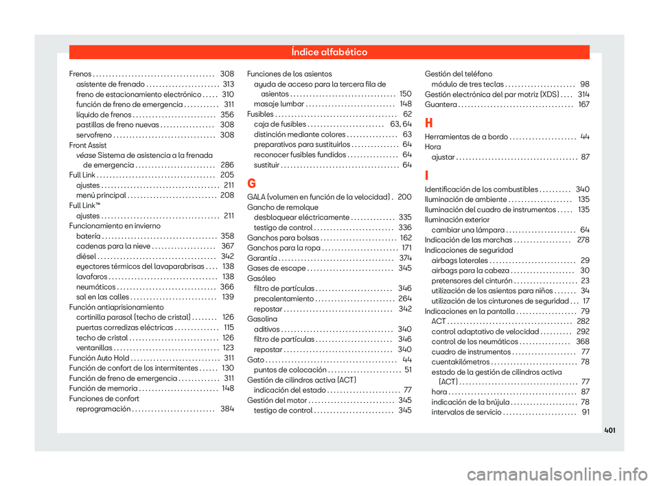 Seat Alhambra 2019 Manual de instrucciones (in Spanish) Seat Alhambra 2019 Manual de instrucciones (in Spanish)