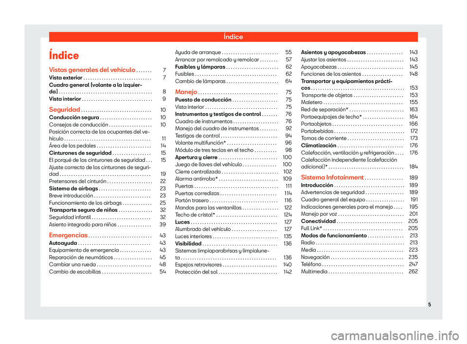 Seat Alhambra 2019  Manual de instrucciones (in Spanish) 