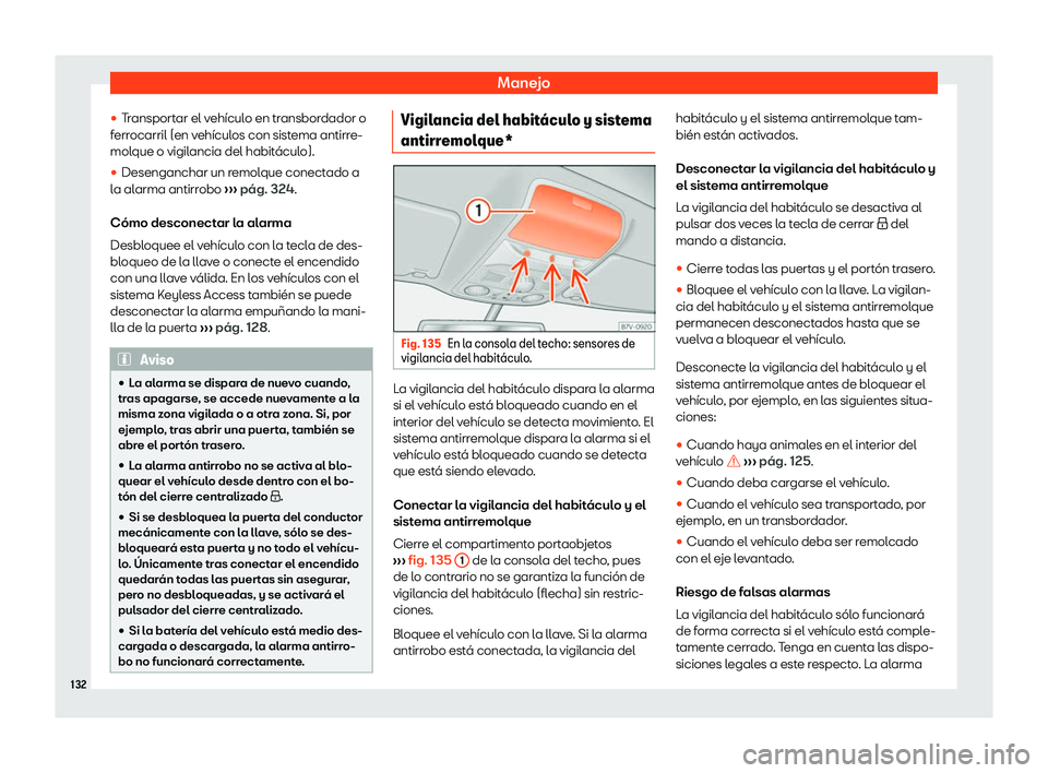 Seat Alhambra 2018  Manual de instrucciones (in Spanish) Manejo
