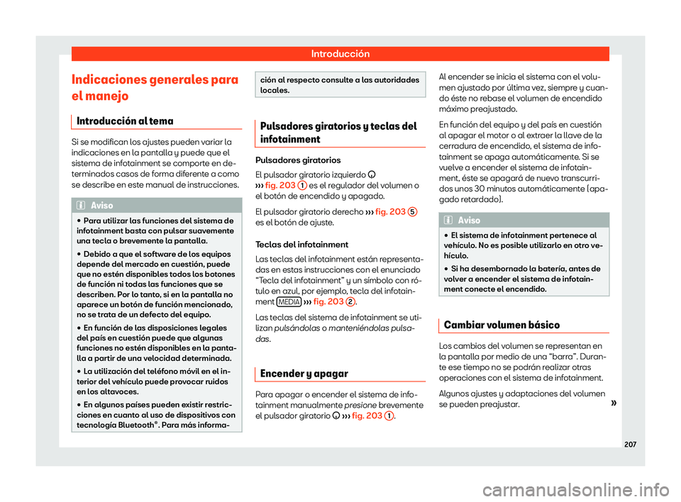 Seat Alhambra 2018  Manual de instrucciones (in Spanish) Introducci