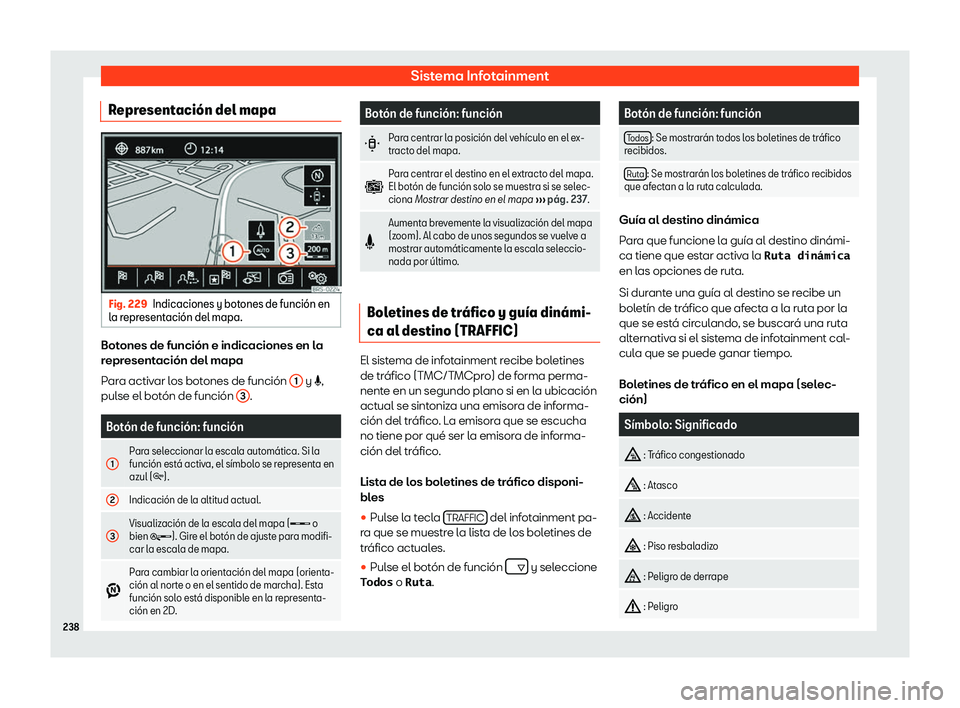 Seat Alhambra 2018 Manual de instrucciones (in Spanish) Sistema Infotainment
Representaci Seat Alhambra 2018 Manual de instrucciones (in Spanish) Sistema Infotainment
Representaci